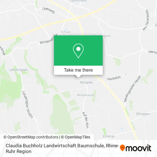 Карта Claudia Buchholz Landwirtschaft Baumschule