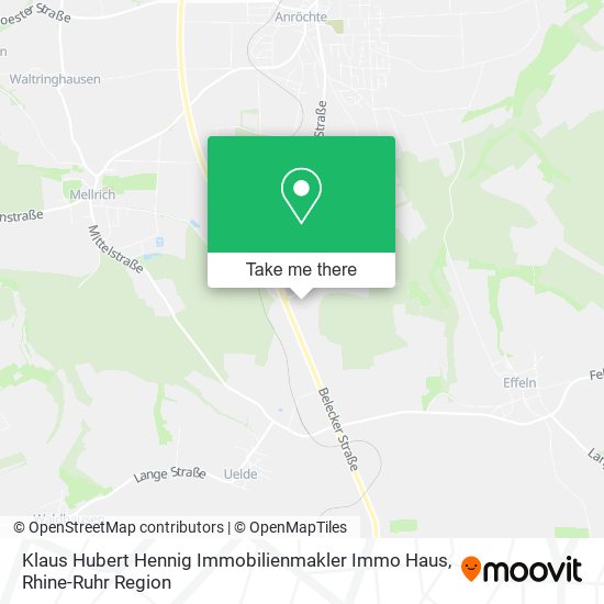 Klaus Hubert Hennig Immobilienmakler Immo Haus map