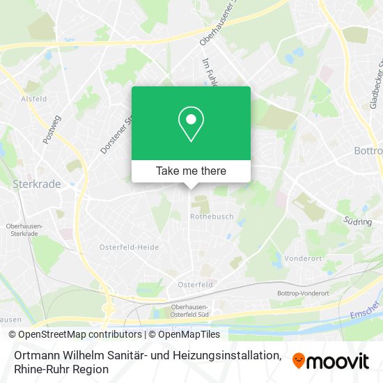 Ortmann Wilhelm Sanitär- und Heizungsinstallation map