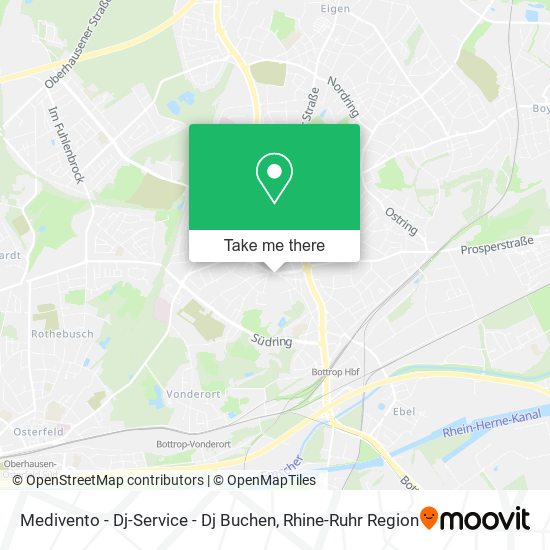 Medivento - Dj-Service - Dj Buchen map