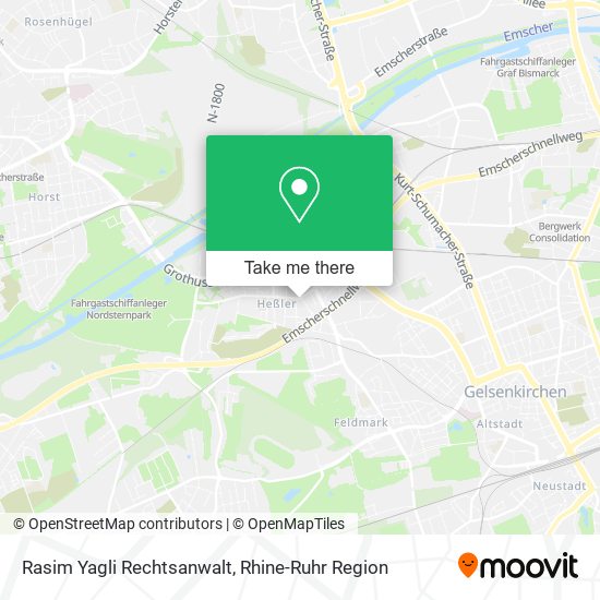 Rasim Yagli Rechtsanwalt map