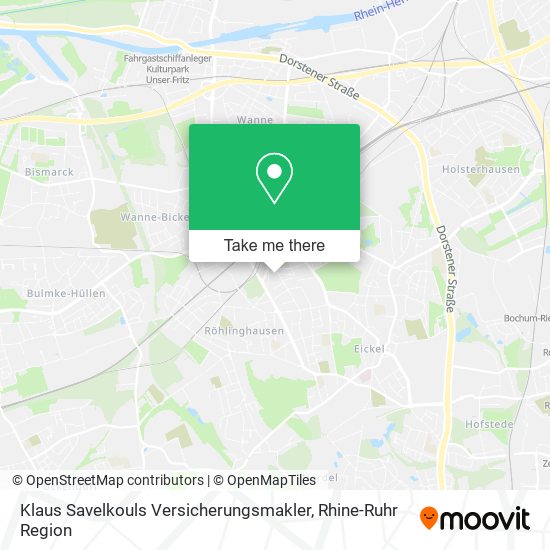 Klaus Savelkouls Versicherungsmakler map