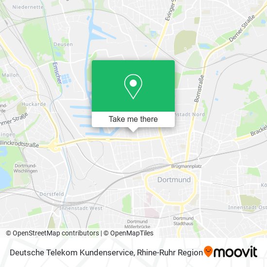 Deutsche Telekom Kundenservice map