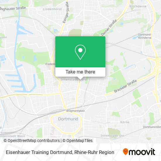 Карта Eisenhauer Training Dortmund