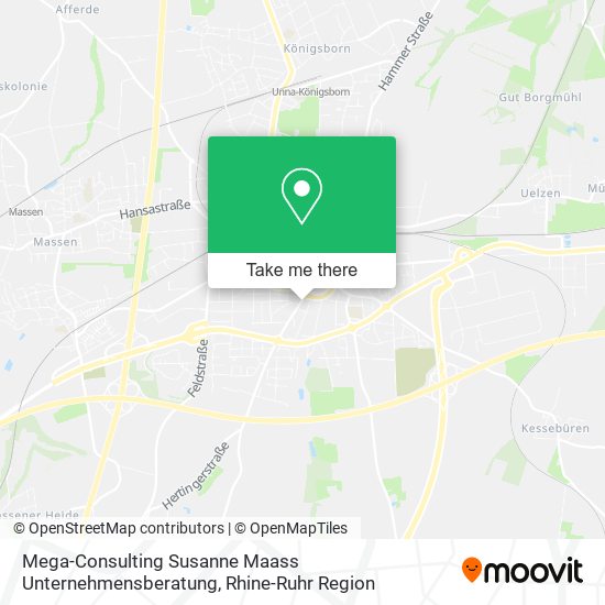 Mega-Consulting Susanne Maass Unternehmensberatung map
