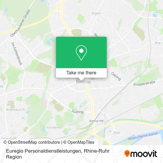 Euregio Personaldienstleistungen map
