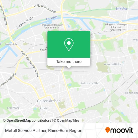 Metall Service Partner map