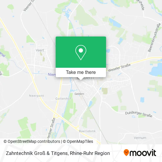 Карта Zahntechnik Groß & Titgens