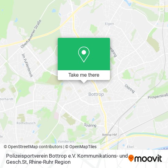 Карта Polizeisportverein Bottrop e.V. Kommunikations- und Gesch.St