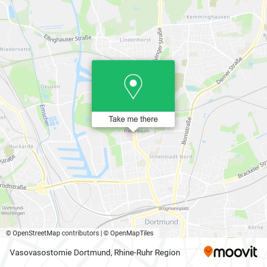 Vasovasostomie Dortmund map