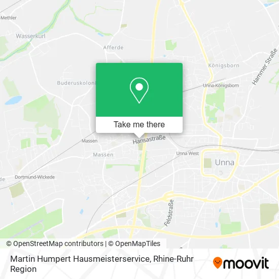 Карта Martin Humpert Hausmeisterservice