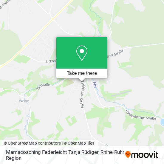 Mamacoaching Federleicht Tanja Rüdiger map