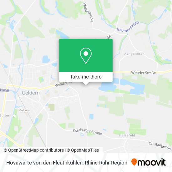 Hovawarte von den Fleuthkuhlen map