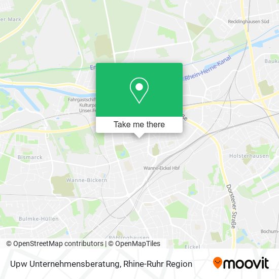 Upw Unternehmensberatung map