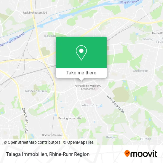 Карта Talaga Immobilien