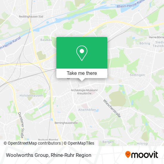 Woolworths Group map