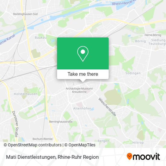 Mati Dienstleistungen map