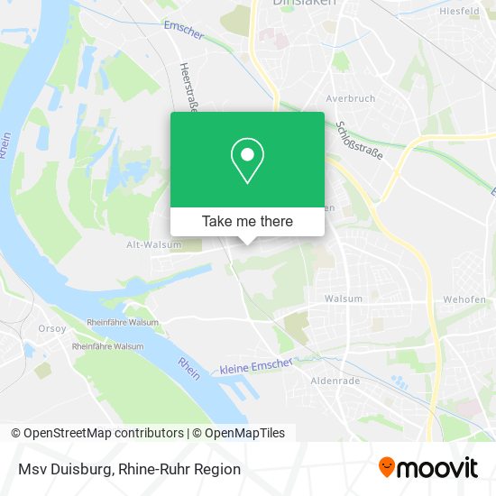 Msv Duisburg map