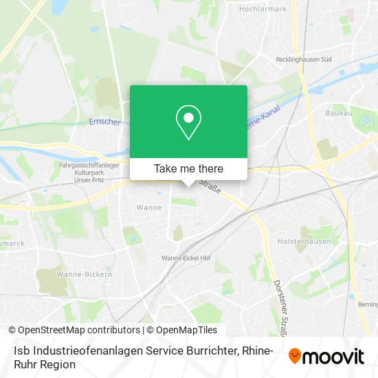 Карта Isb Industrieofenanlagen Service Burrichter