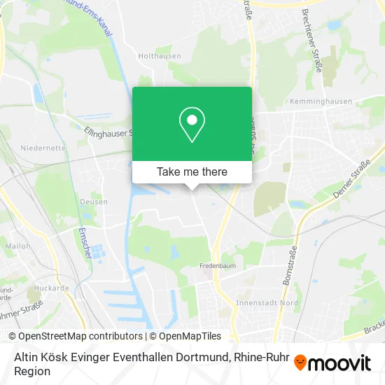 Карта Altin Kösk Evinger Eventhallen Dortmund