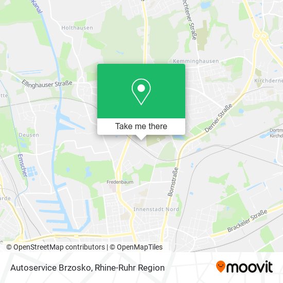 Карта Autoservice Brzosko
