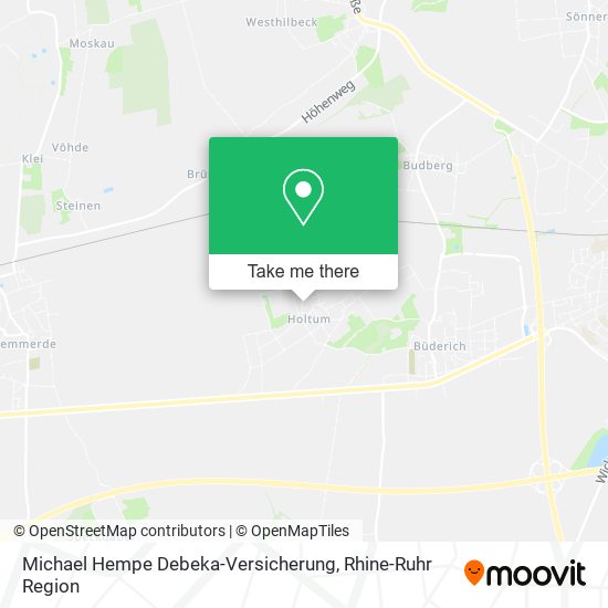 Michael Hempe Debeka-Versicherung map