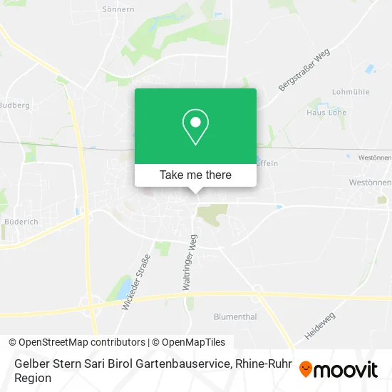 Карта Gelber Stern Sari Birol Gartenbauservice