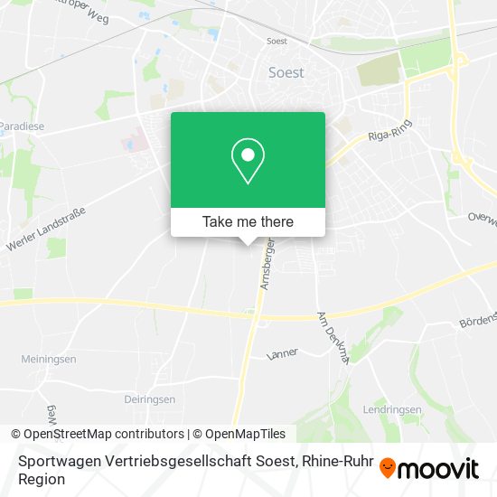 Sportwagen Vertriebsgesellschaft Soest map