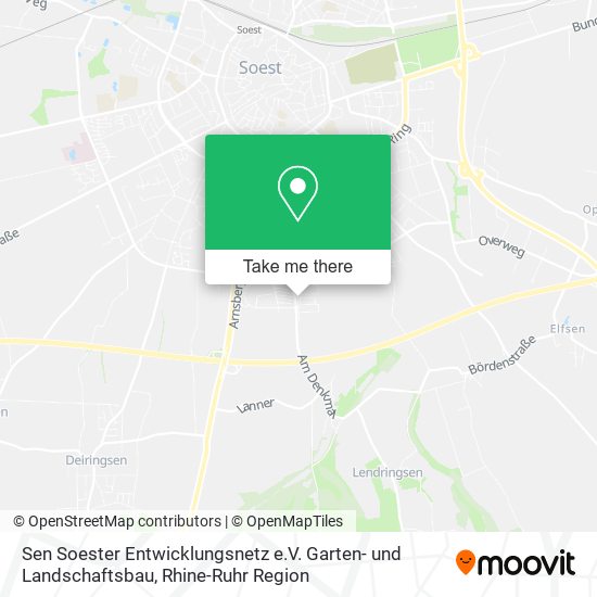 Карта Sen Soester Entwicklungsnetz e.V. Garten- und Landschaftsbau