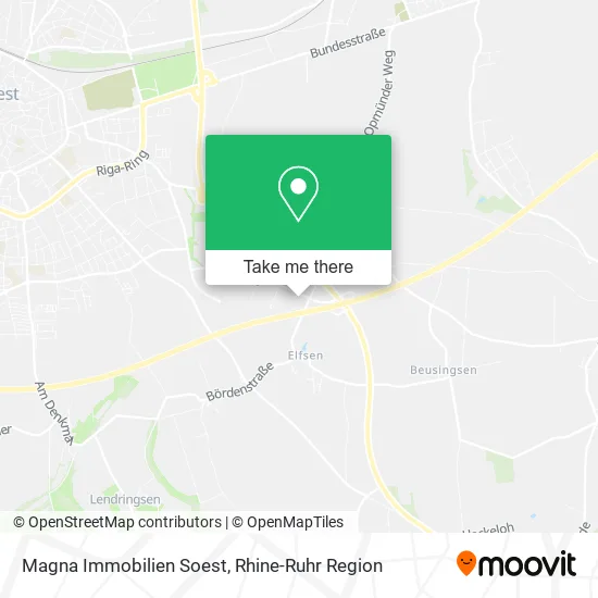 Карта Magna Immobilien Soest