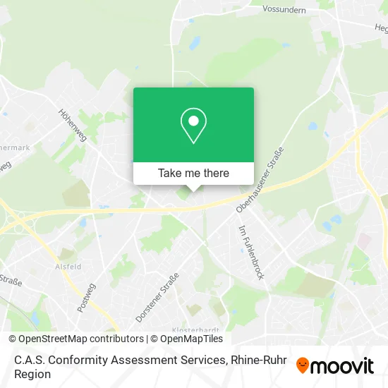 Карта C.A.S. Conformity Assessment Services