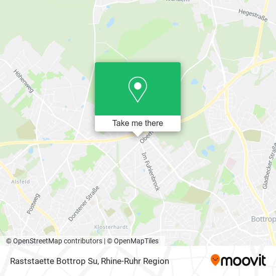 Raststaette Bottrop Su map