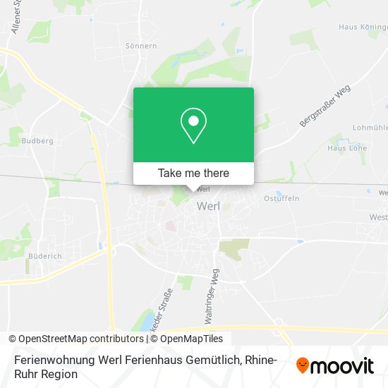 Ferienwohnung Werl Ferienhaus Gemütlich map