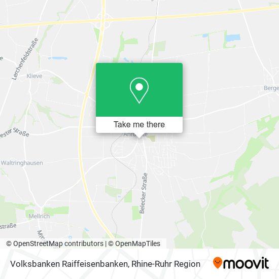 Volksbanken Raiffeisenbanken map