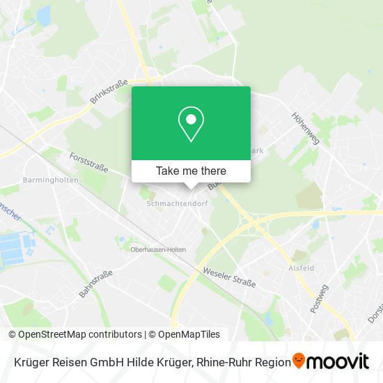 Карта Krüger Reisen GmbH Hilde Krüger