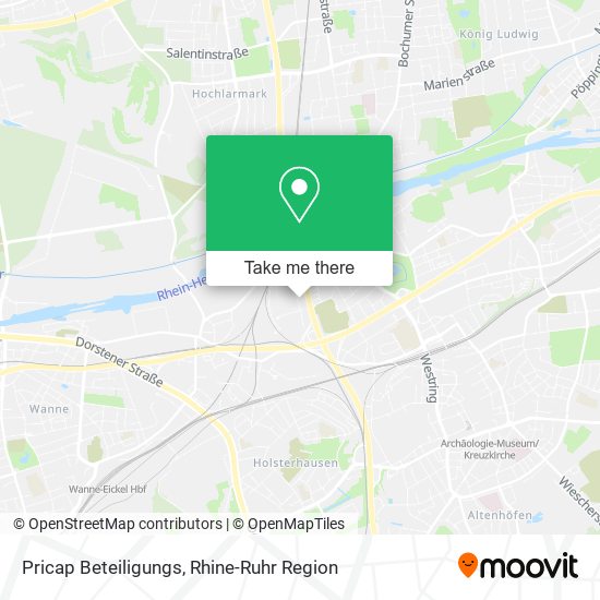 Pricap Beteiligungs map