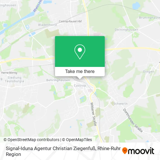 Карта Signal-Iduna Agentur Christian Ziegenfuß