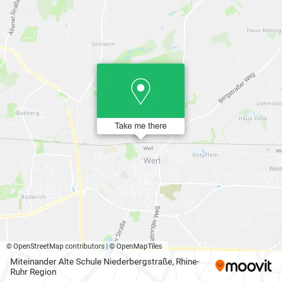 Карта Miteinander Alte Schule Niederbergstraße