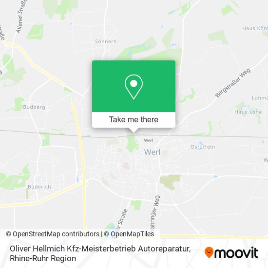 Oliver Hellmich Kfz-Meisterbetrieb Autoreparatur map