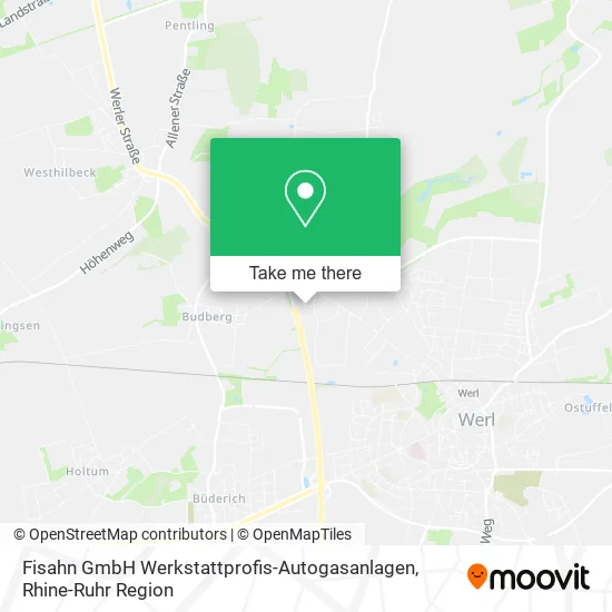 Карта Fisahn GmbH Werkstattprofis-Autogasanlagen