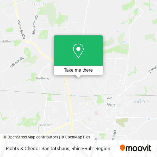 Карта Richts & Chedor Sanitätshaus