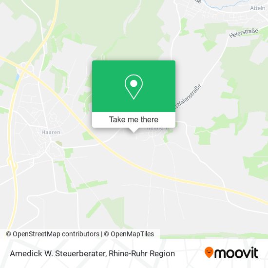 Amedick W. Steuerberater map