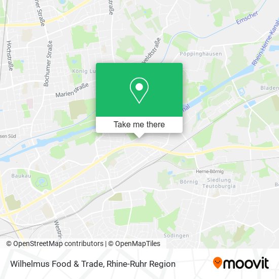 Wilhelmus Food & Trade map