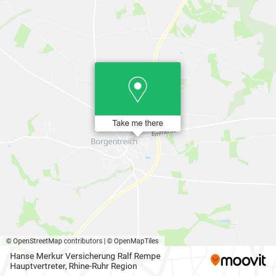 Hanse Merkur Versicherung Ralf Rempe Hauptvertreter map