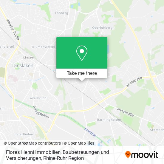 Карта Flores Henni Immobilien, Baubetreuungen und Versicherungen