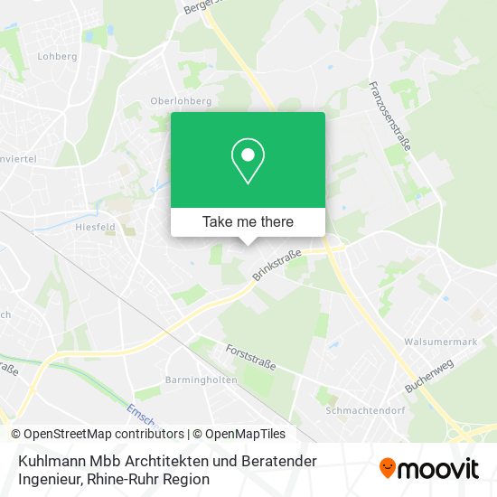 Kuhlmann Mbb Archtitekten und Beratender Ingenieur map