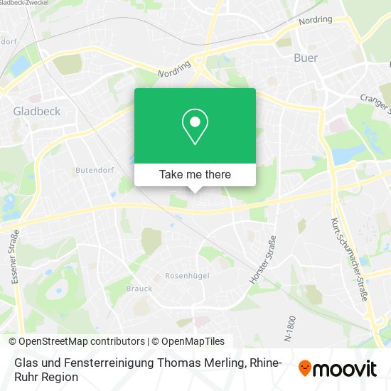 Glas und Fensterreinigung Thomas Merling map