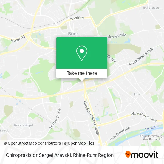 Карта Chiropraxis dr Sergej Aravski