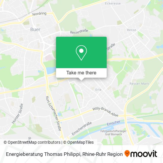 Energieberatung Thomas Philippi map