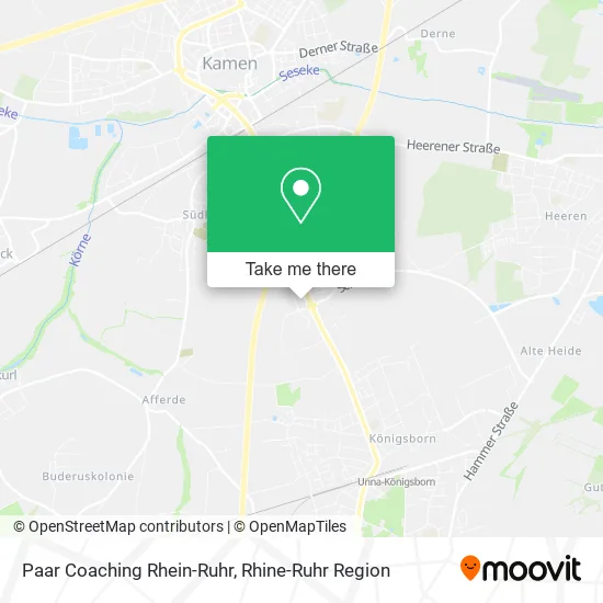 Карта Paar Coaching Rhein-Ruhr